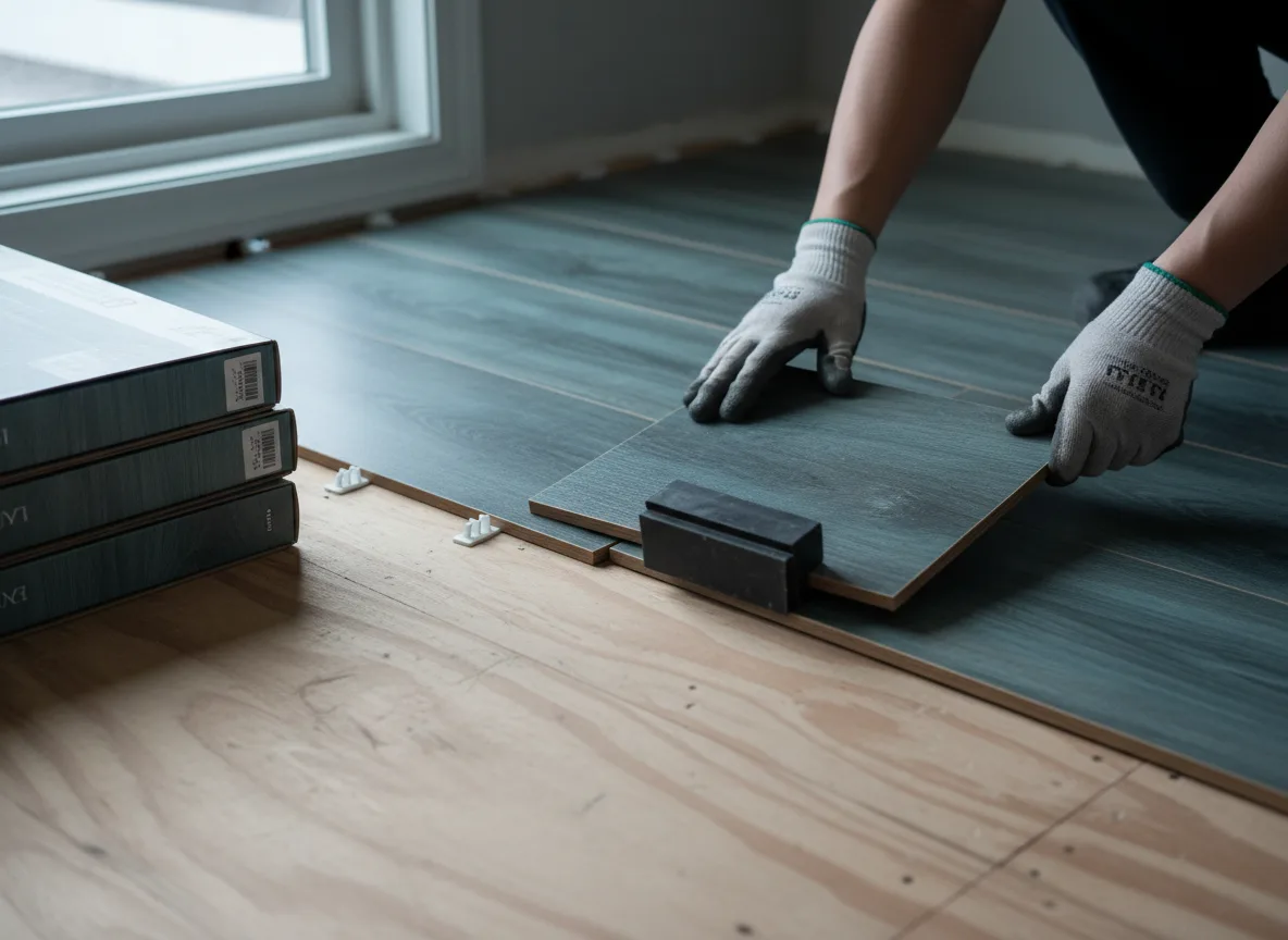 Luxury Vinyl Plank Installation company in Swanville, MN